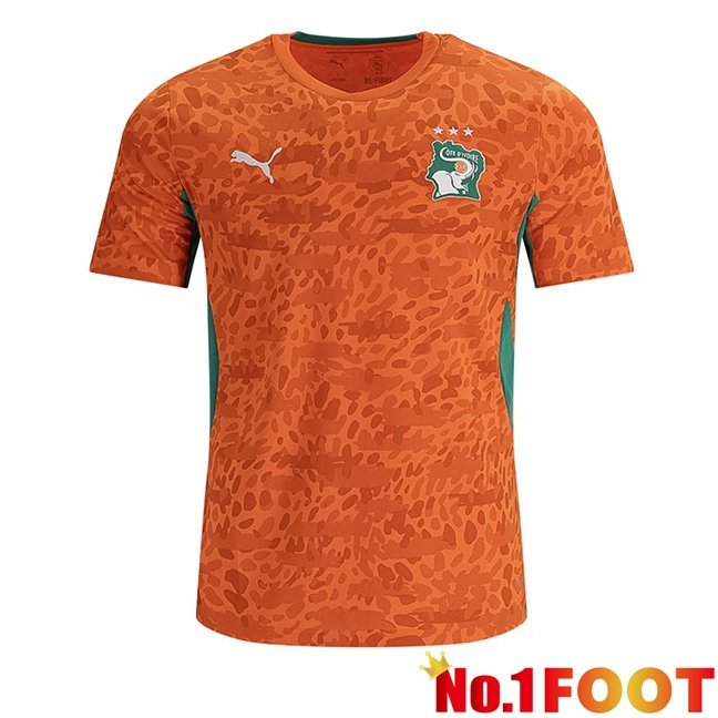 Ivory Coast Home Soccer Jersey Orange 2026/2027