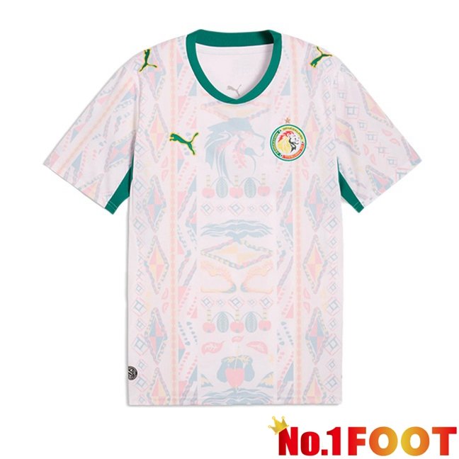 Senegal Home Soccer Jersey White 2026/2027