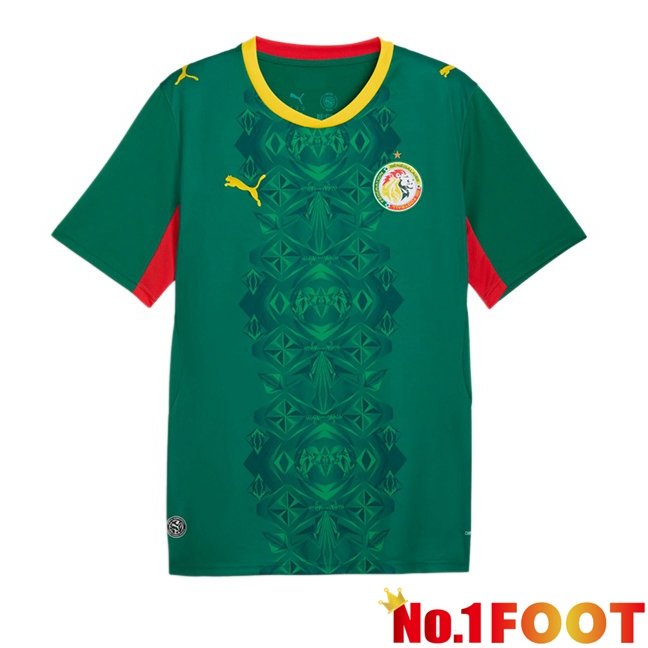 Senegal Away Soccer Jersey Green 2026/2027
