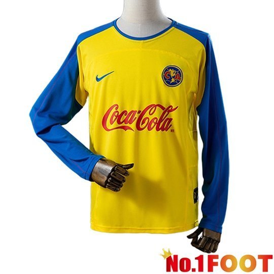 Club America Retro Home Soccer Jersey Long sleeve 2003/2004