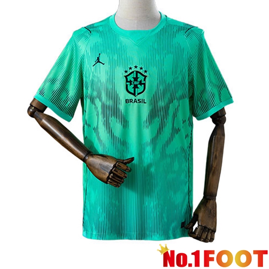 Brazil Goalkeeper Soccer Jersey Green 2026/2027