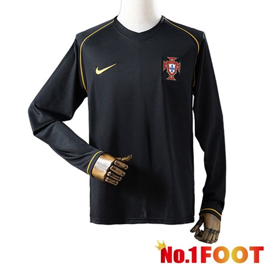 Portugal Long sleeve Soccer Jersey Special Edition Black 2026/2027