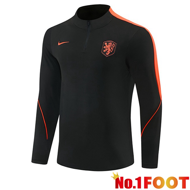 Netherlands Training Sweatshirt Black 2026/2027