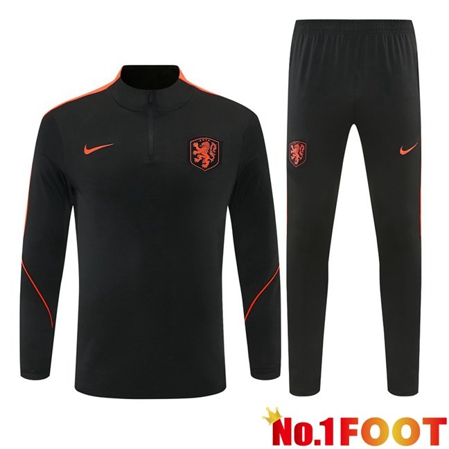 Netherlands kit Training Tracksuit Black 2026/2027