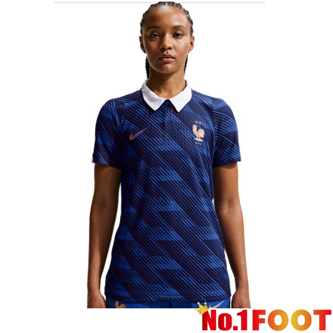 France Women Home Soccer Jersey Blue Royal 2026/2027
