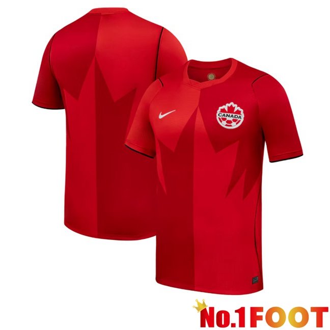 Canada Home Soccer Jersey Red 2026/2027