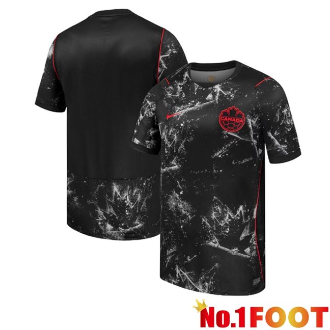 Canada Away Soccer Jersey Black 2026/2027