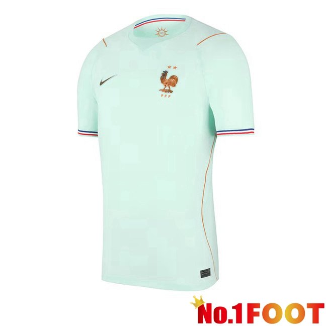 France Away Soccer Jersey Green 2026/2027