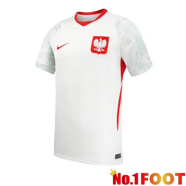 Poland Home Soccer Jersey White 2026/2027