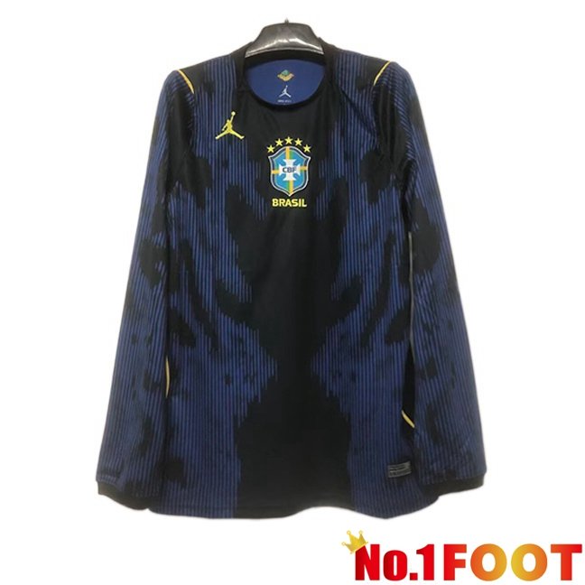 Brazil Away Soccer Jersey Long sleeve Blue Royal 2026/2027