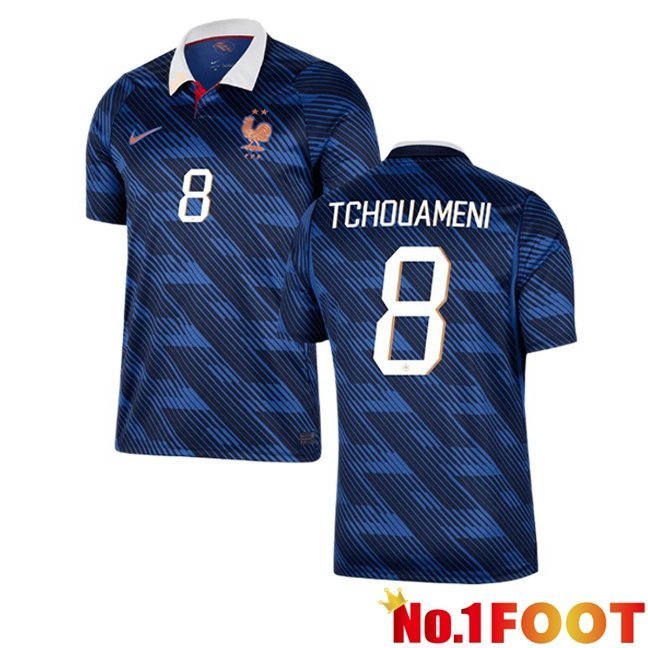 France (TCHOUAMENI 8) Home Soccer Jersey Blue Royal 2026/2027