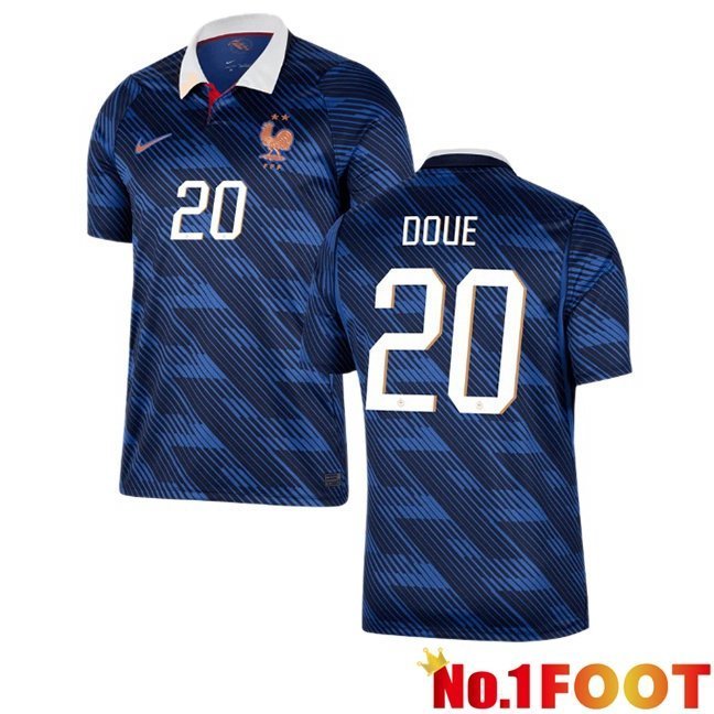 France (DOUE 20) Home Soccer Jersey Blue Royal 2026/2027