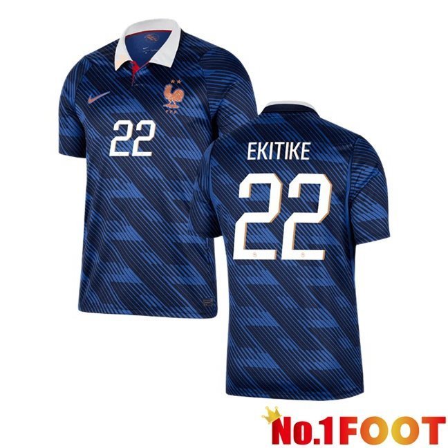 France (EKITIKE 22) Home Soccer Jersey Blue Royal 2026/2027