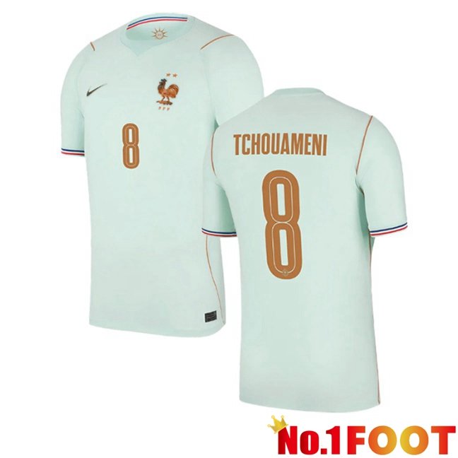 France (TCHOUAMENI 8) Away Soccer Jersey Green 2026/2027