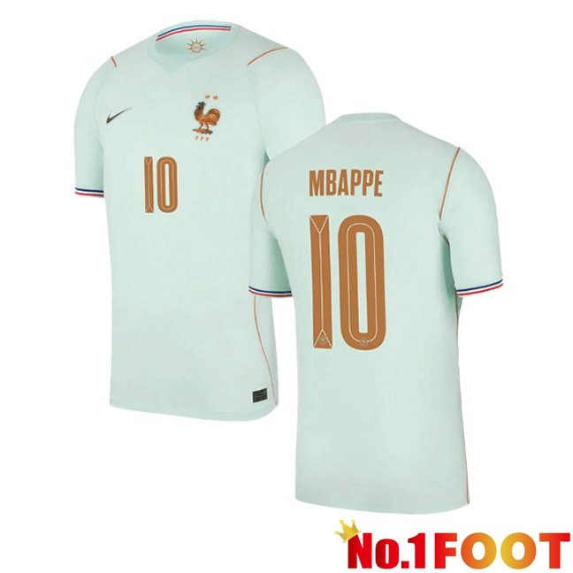 France (MBAPPE 10) Away Soccer Jersey Green 2026/2027