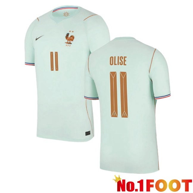 France (OLISE 11) Away Soccer Jersey Green 2026/2027