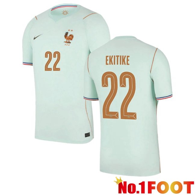France (EKITIKE 22) Away Soccer Jersey Green 2026/2027