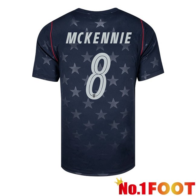 USA (Weston McKennie 8) Away Soccer Jersey Black 2026/2027