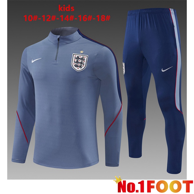 England Kids kit Training Tracksuit Grey 2026/2027