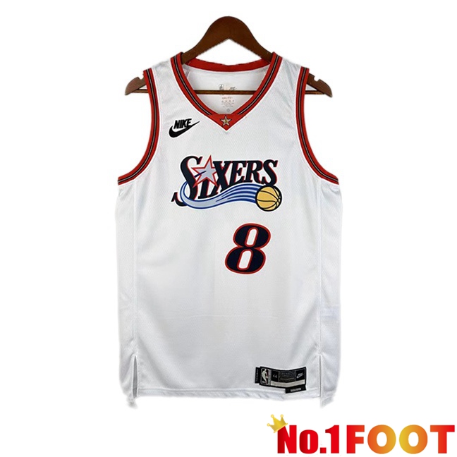 NBA Philadelphia 76ers (Paul George 8) White 2025/2026