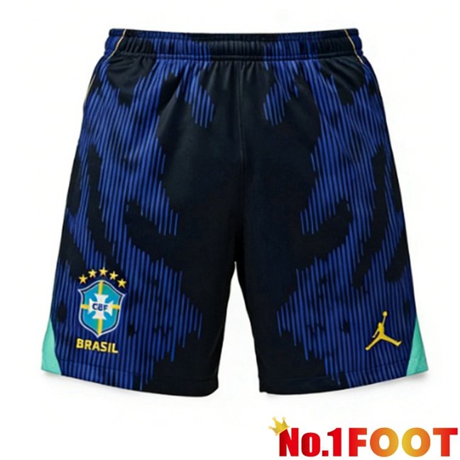 Brazil Away Soccer Shorts Blue Royal 2026/2027