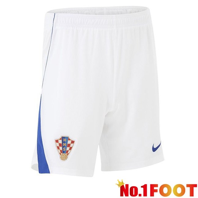Croatia Home Soccer Shorts White 2026/2027