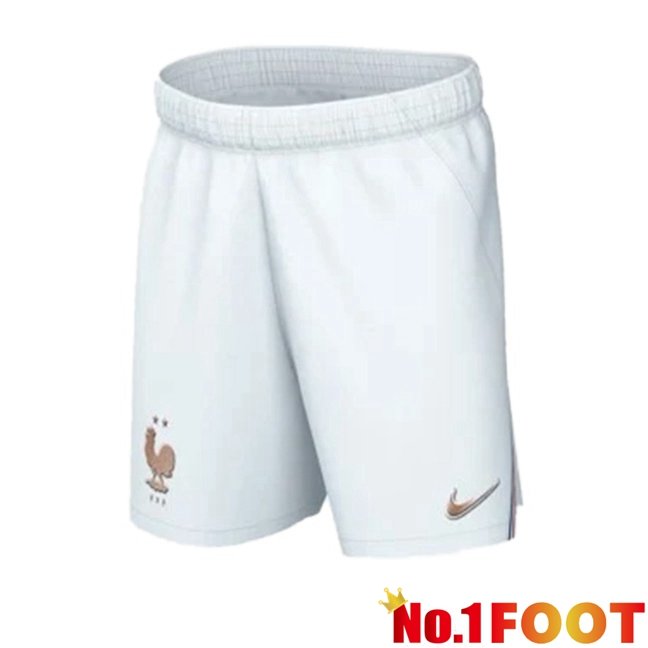 France Home Soccer Shorts White 2026/2027
