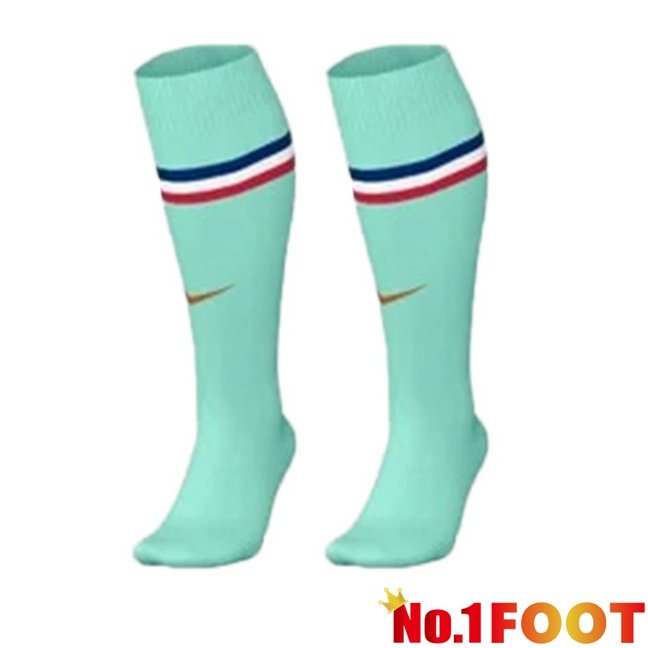 France Away Soccer Socks Green 2026/2027