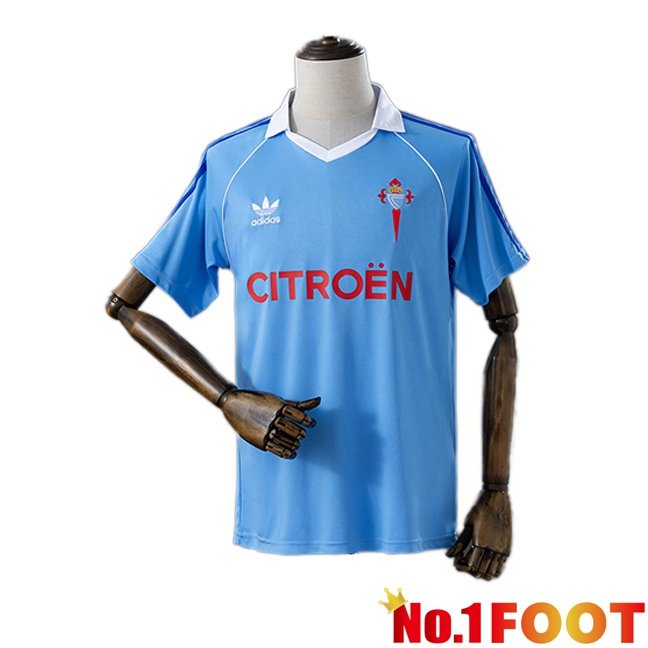 Celta Vigo Retro Home Soccer Jersey Blue 1984-1985