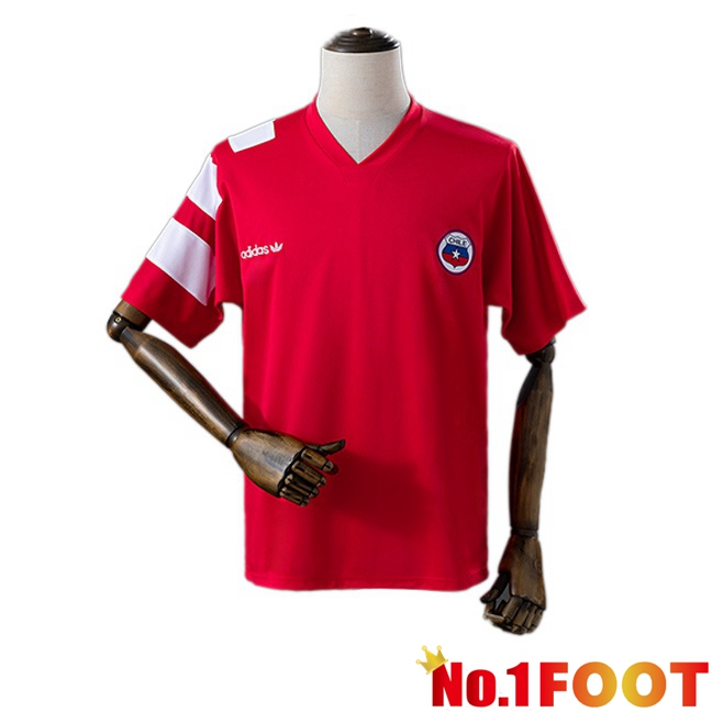 Chile Retro Home Soccer Jersey Red 1994