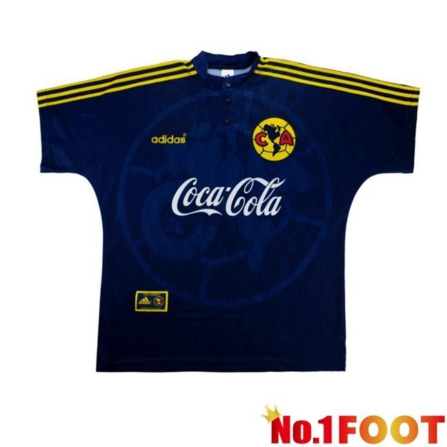 Club America Retro Away Soccer Jersey Blue 1997-1998