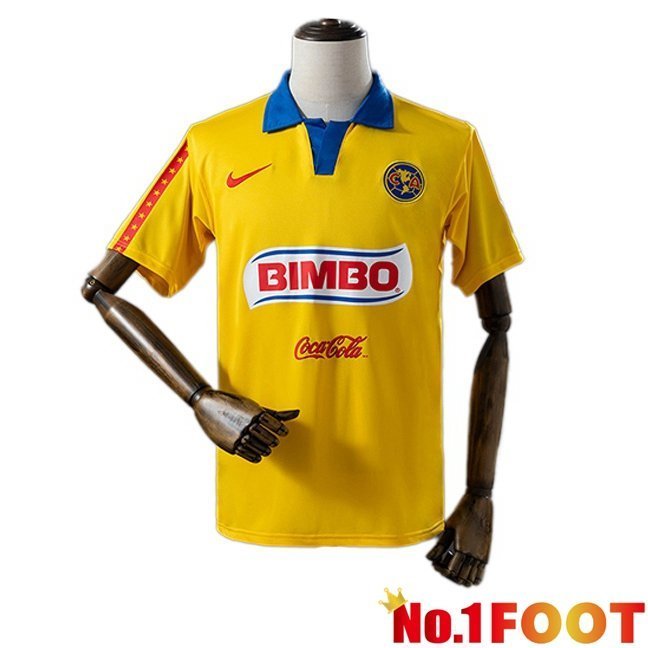 Club America Retro Home Soccer Jersey Yellow 2006-2007