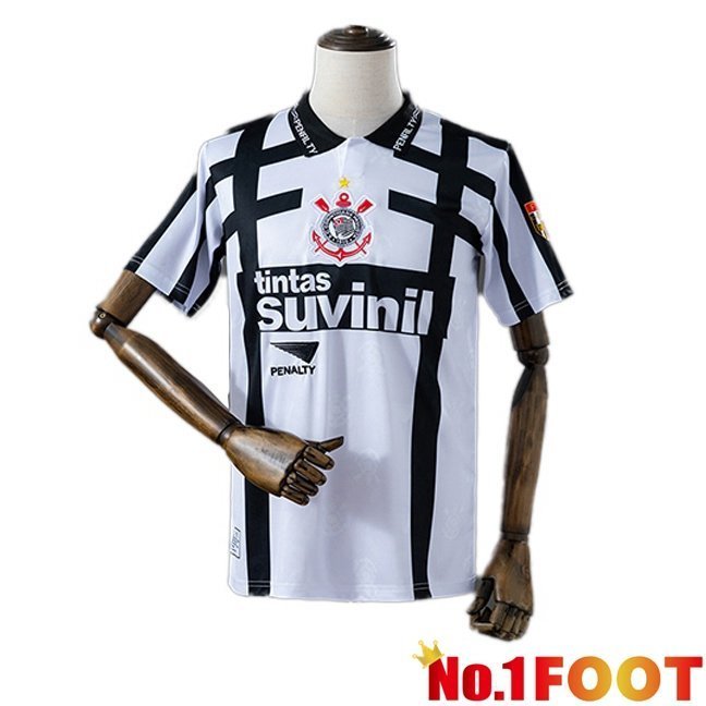 Corinthians Retro Fourth Soccer Jersey White 1996