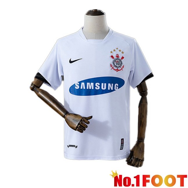 Corinthians Retro Home Soccer Jersey White 2006