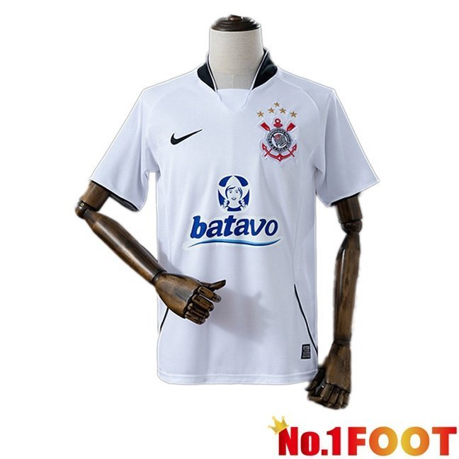 Corinthians Retro Home Soccer Jersey White 2009