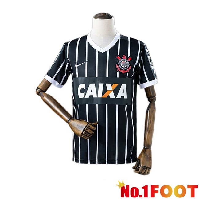 Corinthians Retro Away Soccer Jersey Black 2013