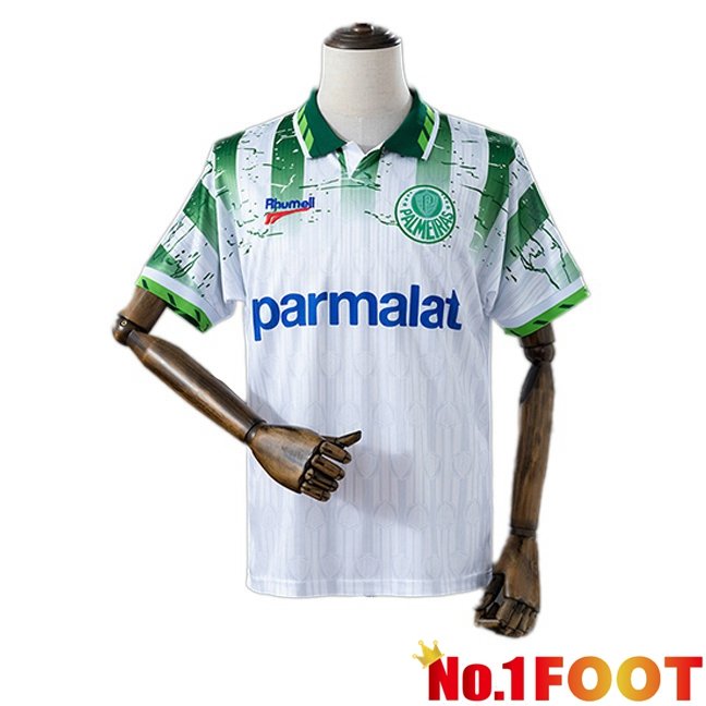 Palmeiras Retro Away Soccer Jersey White 1996