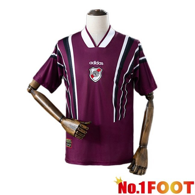 River Plate Retro Third Soccer Jersey Purple 1996-1998