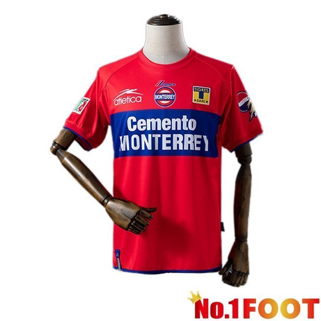 Tigres UANL Retro Third Soccer Jersey Red 2002-2003