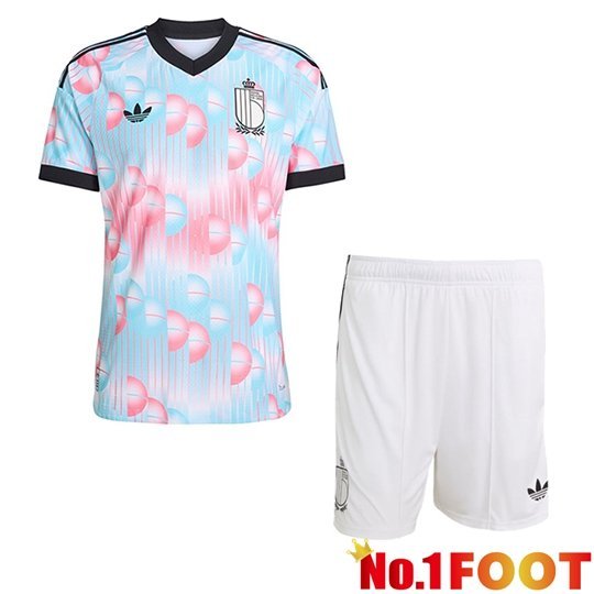Belgium Kids Away Soccer Jersey World Cup 2026