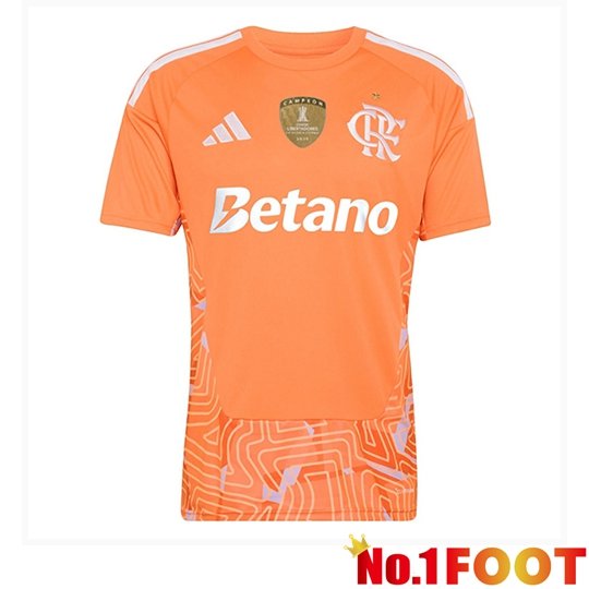 Flamengo Goalkeeper Soccer Jersey Orange 2026/2027