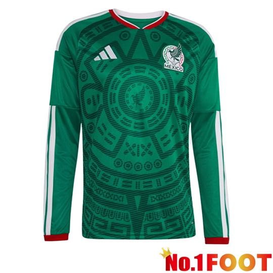 Mexico Home Soccer Jersey Long sleeve World Cup 2026