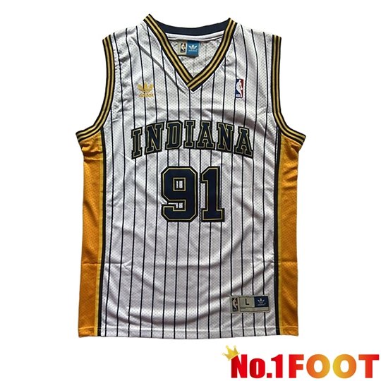 Indiana Pacers (ARTEST #91) Soccer Jersey 2026/27 White/Yellow
