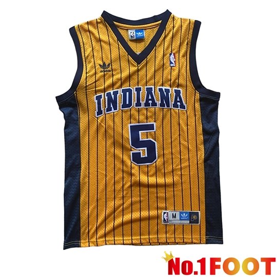 Indiana Pacers (Pink #5) Soccer Jersey 2026/27 Yellow/Blue
