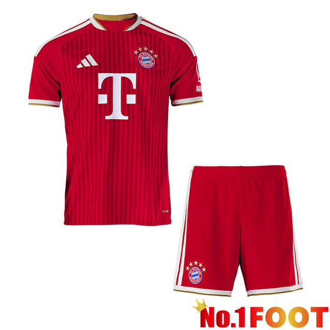 Bayern Munich Kids Home Soccer Jersey Red 2026/2027