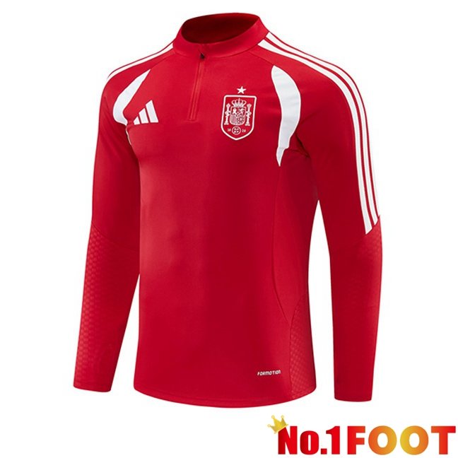 Spain Training Sweatshirt Red 2026/2027