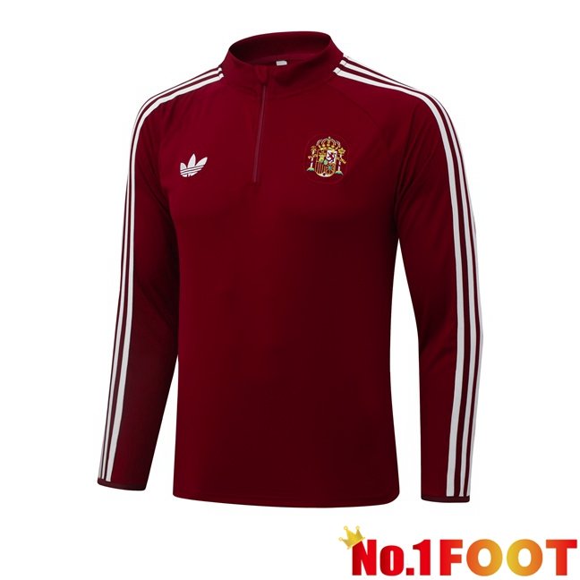 Spain Training Sweatshirt Red 2026/2027
