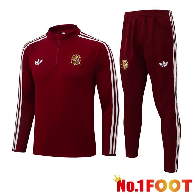 Spain kit Training Tracksuit Red 2026/2027