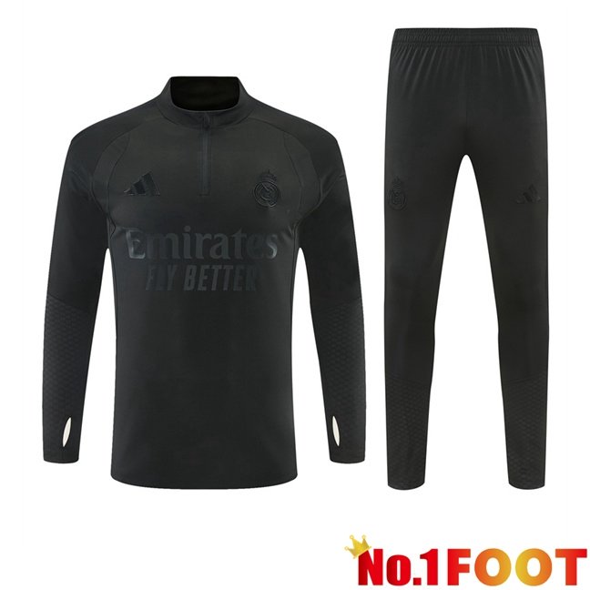 Real Madrid kit Training Tracksuit Black 2026/2027