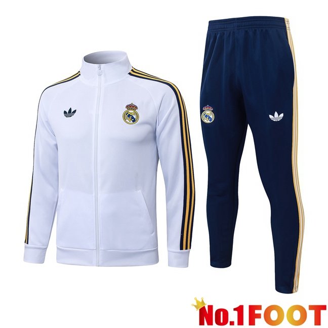 Real Madrid kit Training Tracksuit - Training Jacket White 2026/2027